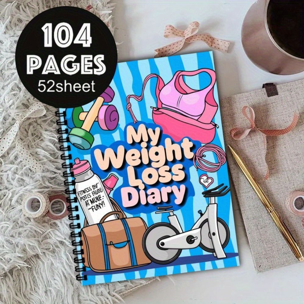 สมุดวางแผนการลดน้ำหนักและติดตา - Health Wellness Planner บทวิจารณ์และราคา