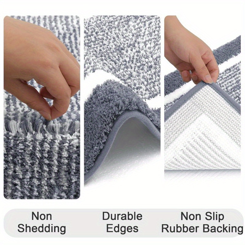 ล้างทําความสะอาดได้ไมโครไฟเบอร - Bamboo Bath Mat บทวิจารณ์และราคา