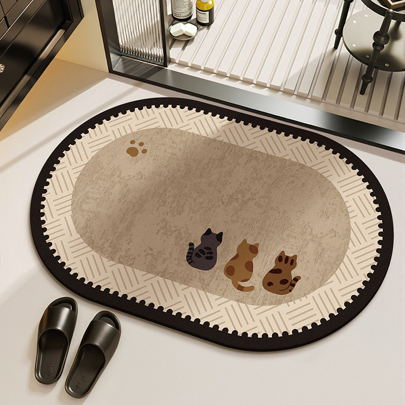 VIKAMA พรมเช็ดเท้ากันลื่นลายหิ - Bamboo Bath Mat บทวิจารณ์และราคา