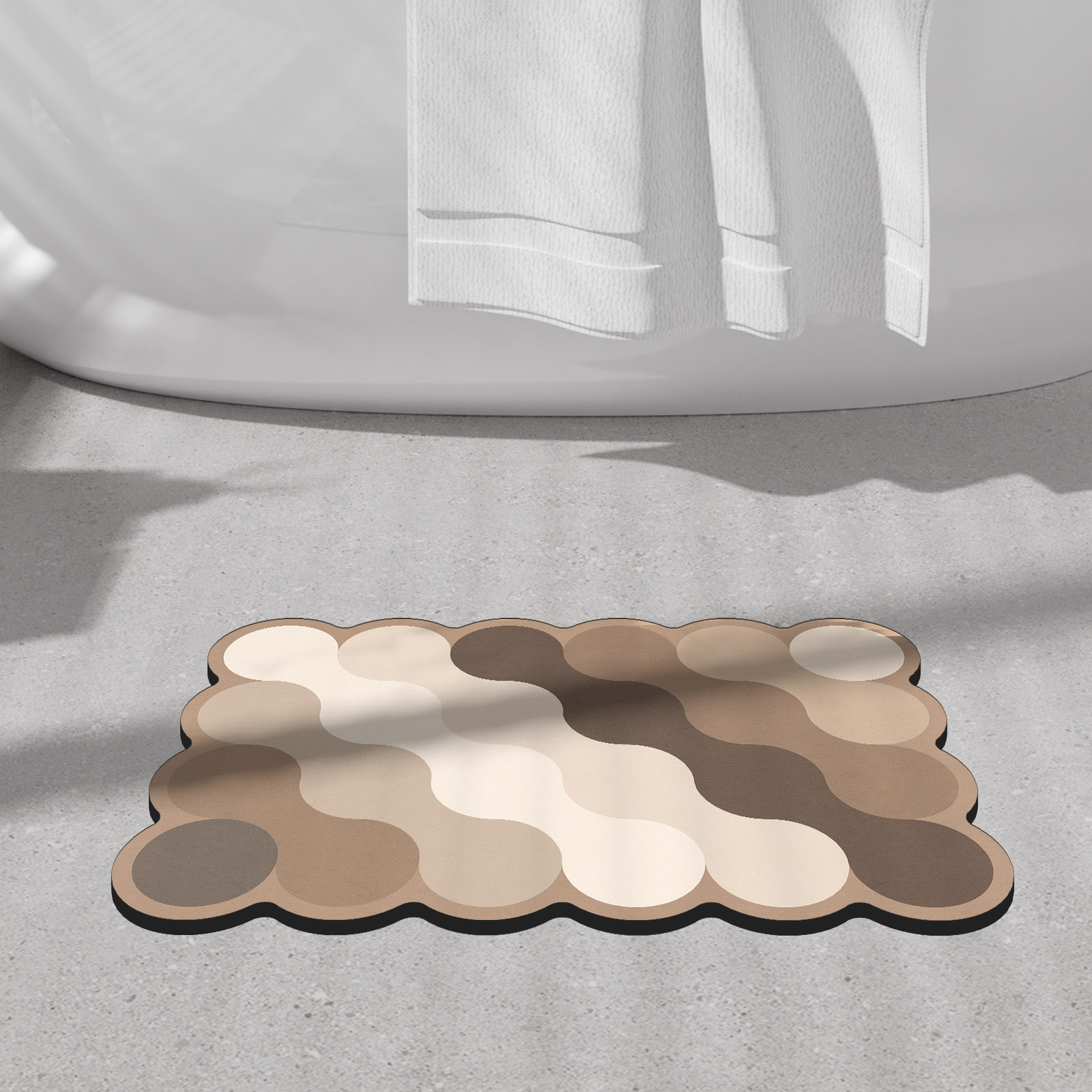 Luxury Diatomite ห้องน้ํา Bath - Bamboo Bath Mat บทวิจารณ์และราคา