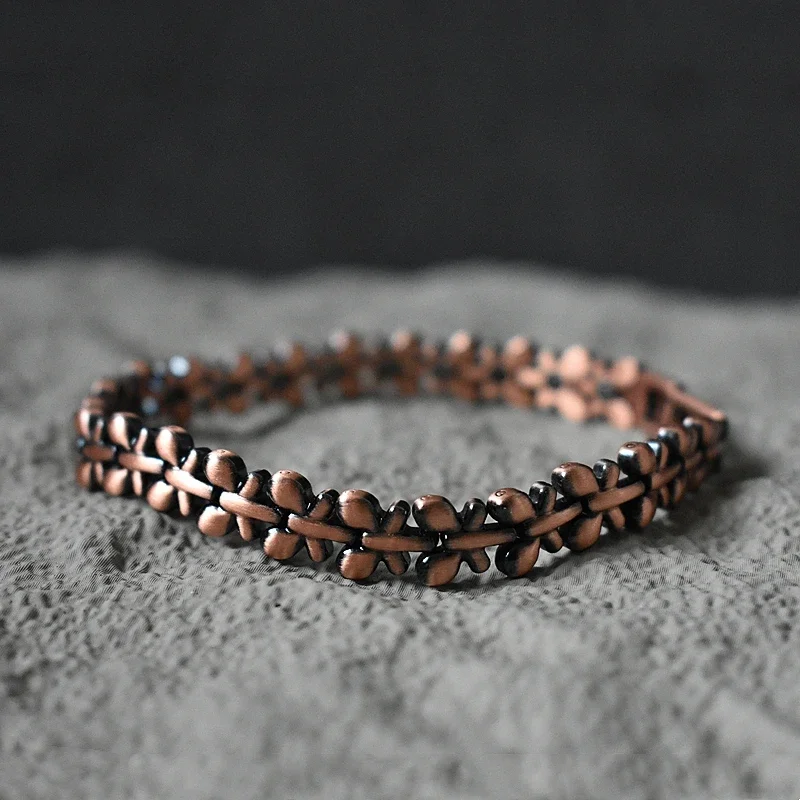 สร้อยข้อมือทองแดงแท้บำบัดด้วยแ - Health Wellness Gifts Women บทวิจารณ์และราคา